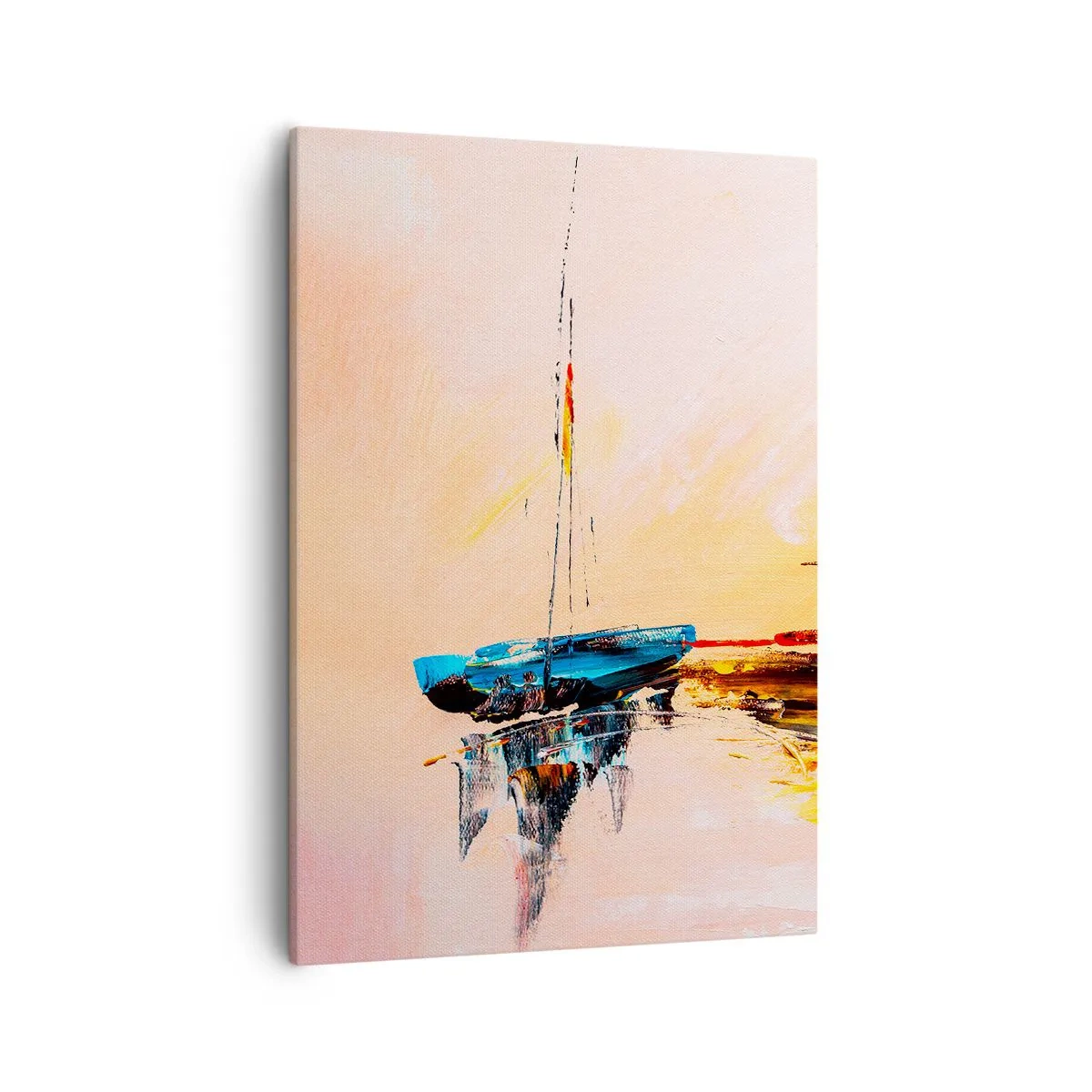 Obraz na plátně - Večer v přístavu - 50x70 cm
