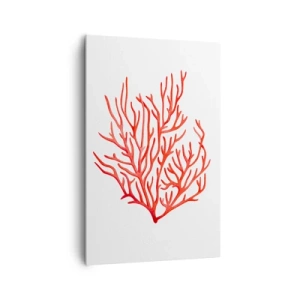 Obraz na plátně - Korálový filigrán - 80x120 cm