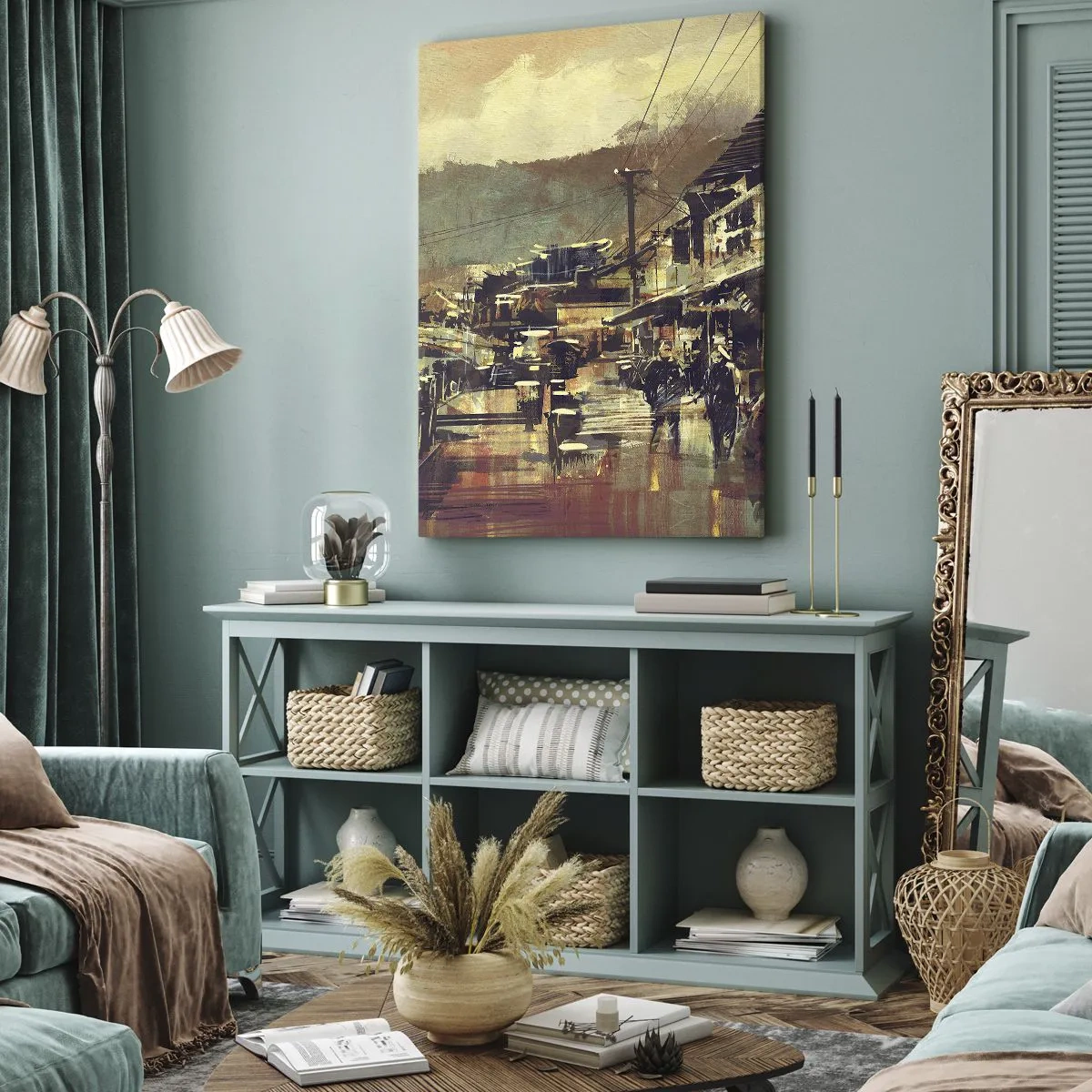 Obraz na plátně - Život jako bohatství šedi - 70x100 cm