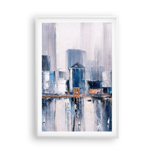 Plakát v bílém rámu - Newyorská imprese - 61x91 cm