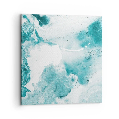 Obraz na plátně - Povodí modré - 70x70 cm