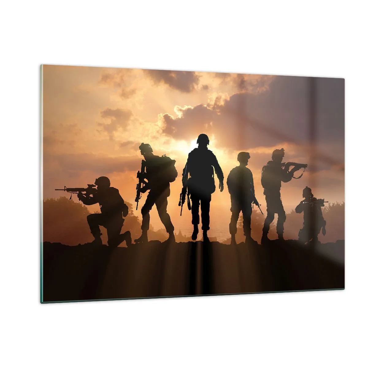 Obraz na skle - Brothers in arms - 120x80 cm