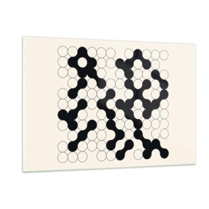 Obraz na skle - Čínská hra – variace - 120x80 cm
