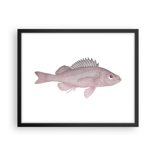 Plakát v černém rámu - Ryba s velkýma očima - 50x40 cm