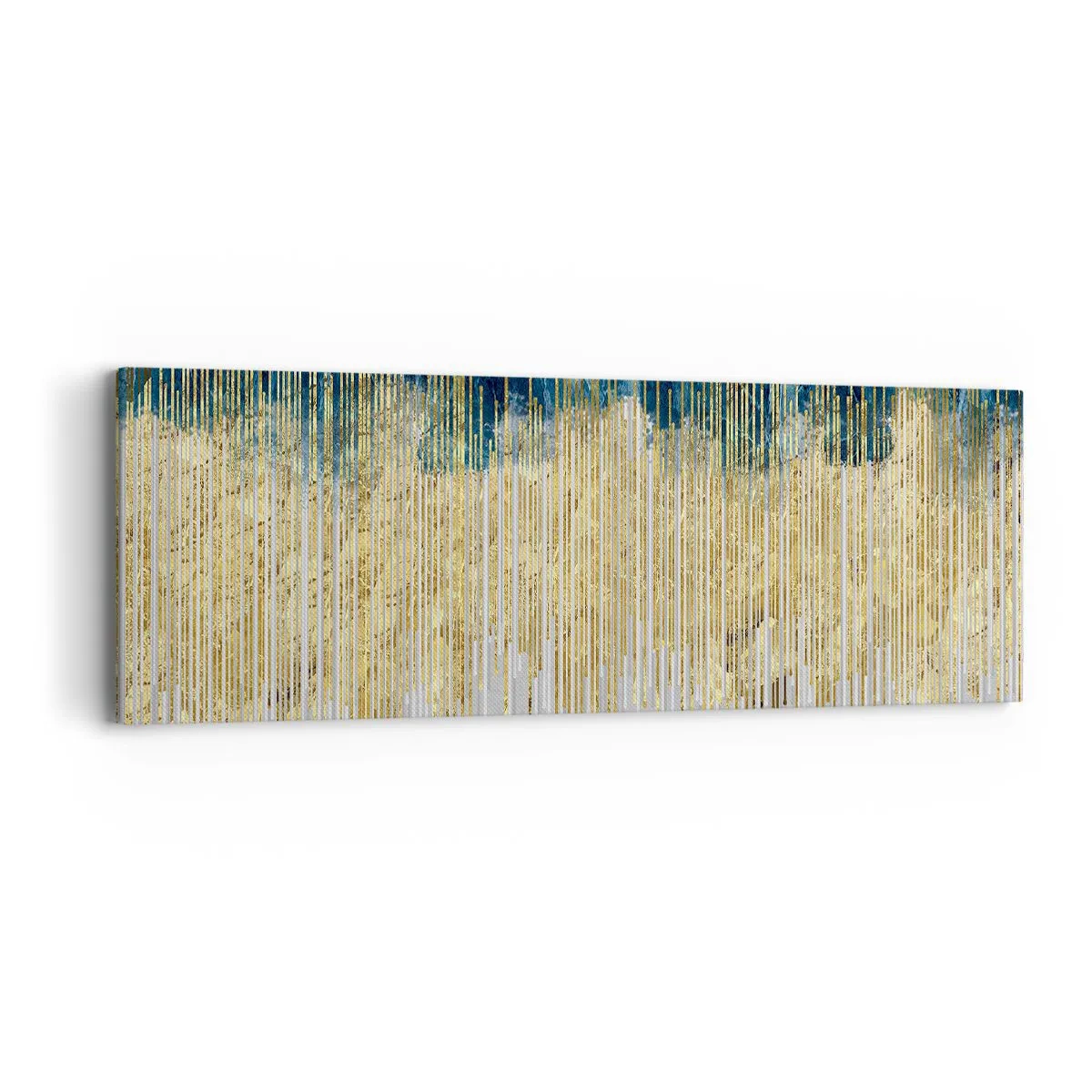 Obraz na plátně - Zlacená hranice - 90x30 cm