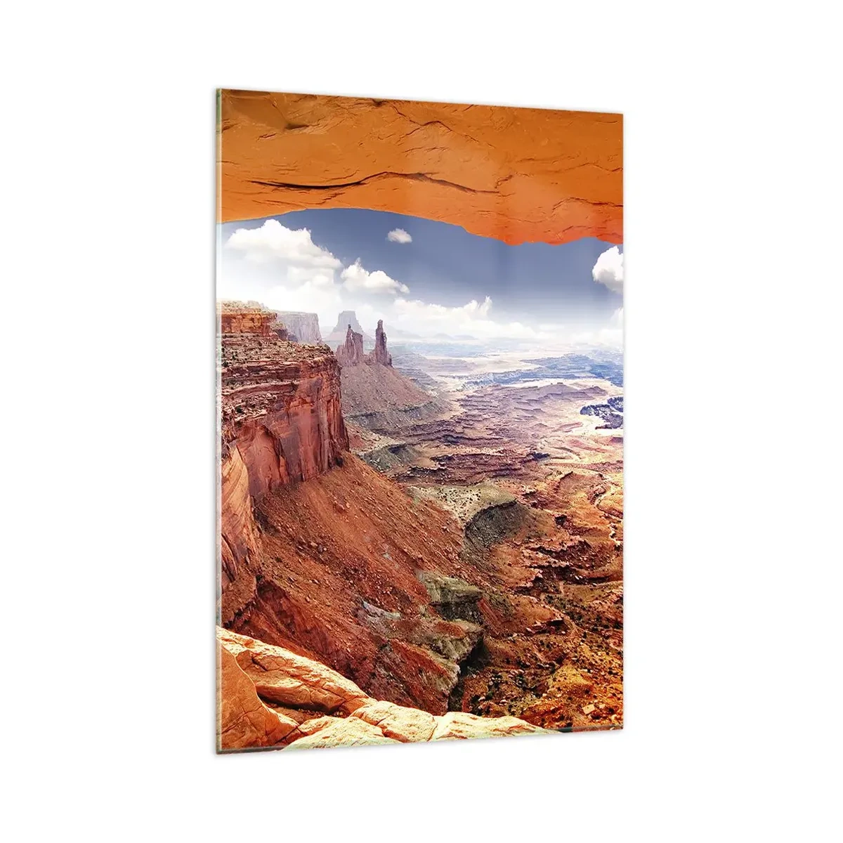 Obraz na skle - Vytesané samotnou přírodou - 80x120 cm