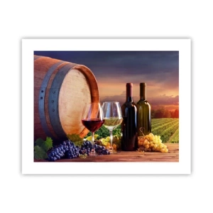 Plakát - Tady má život chuť - 50x40 cm