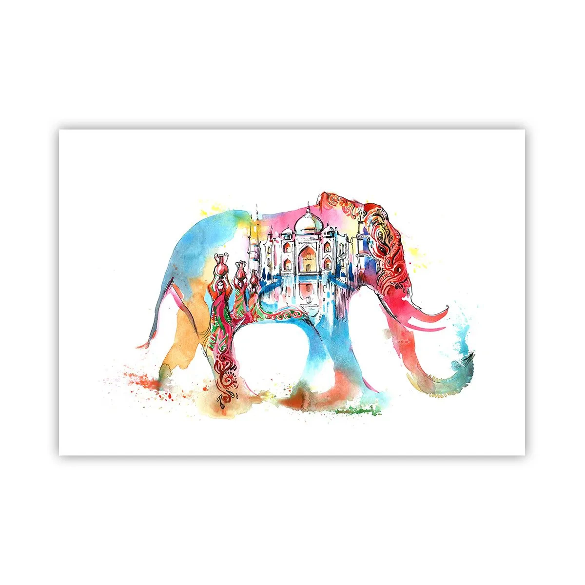 Plakát - Indie - aura lásky - 100x70 cm