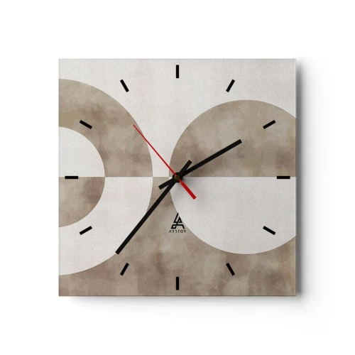 Nástěnné hodiny - Podobnosti a rozdíly - 40x40 cm