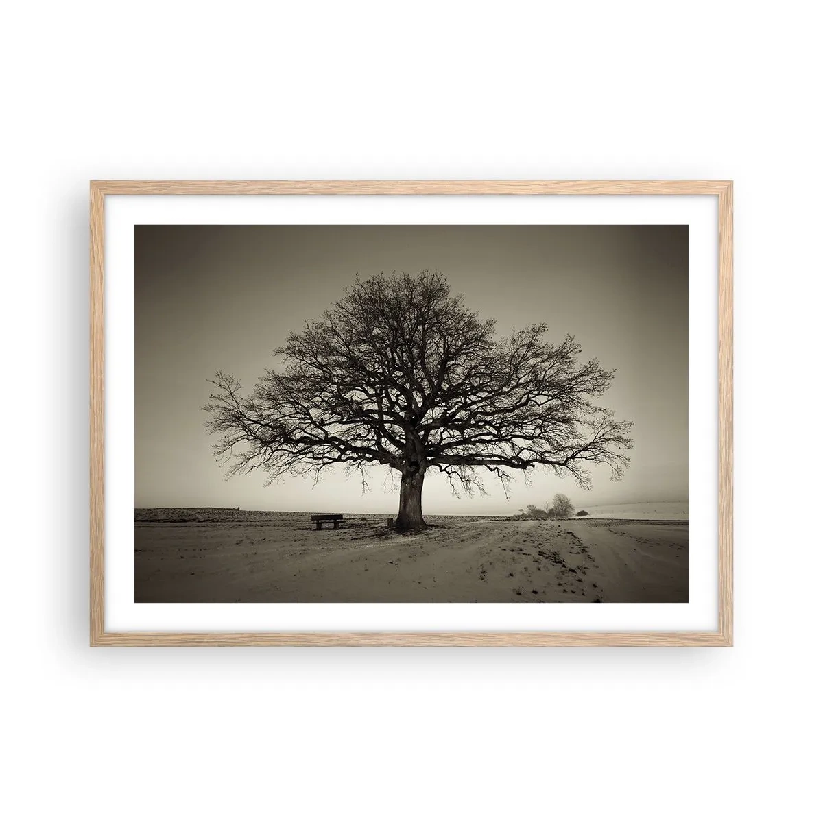 Plakát v rámu světlý dub - Odtud až na věčnost - 70x50 cm