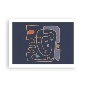 Plakát - V zádumčivosti - 70x50 cm