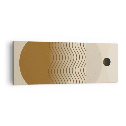 Obraz na plátně - O původu geometrických obrazců - 140x50 cm