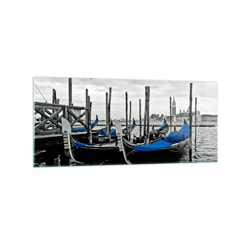 Obraz na skle - Zamyšlené Benátky - 120x50 cm