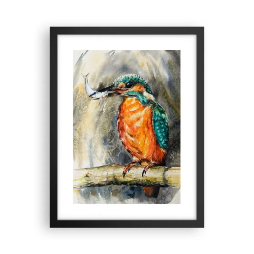 Plakát v černém rámu - Přírodní zákon - 30x40 cm