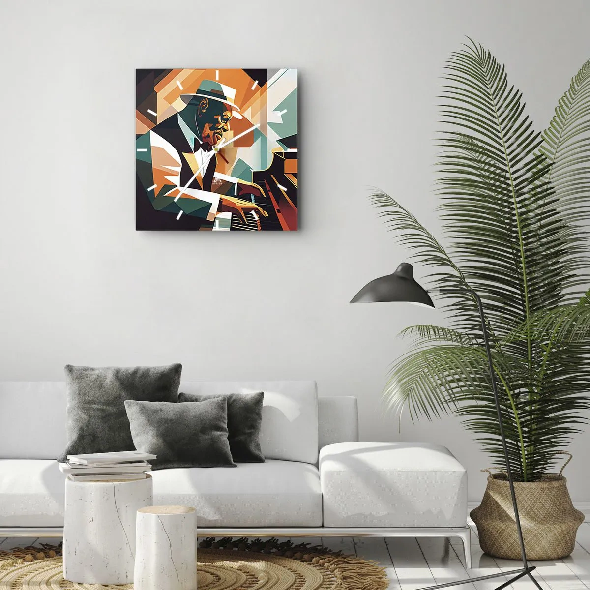 Nástěnné hodiny - Celý tento jazz - 40x40 cm