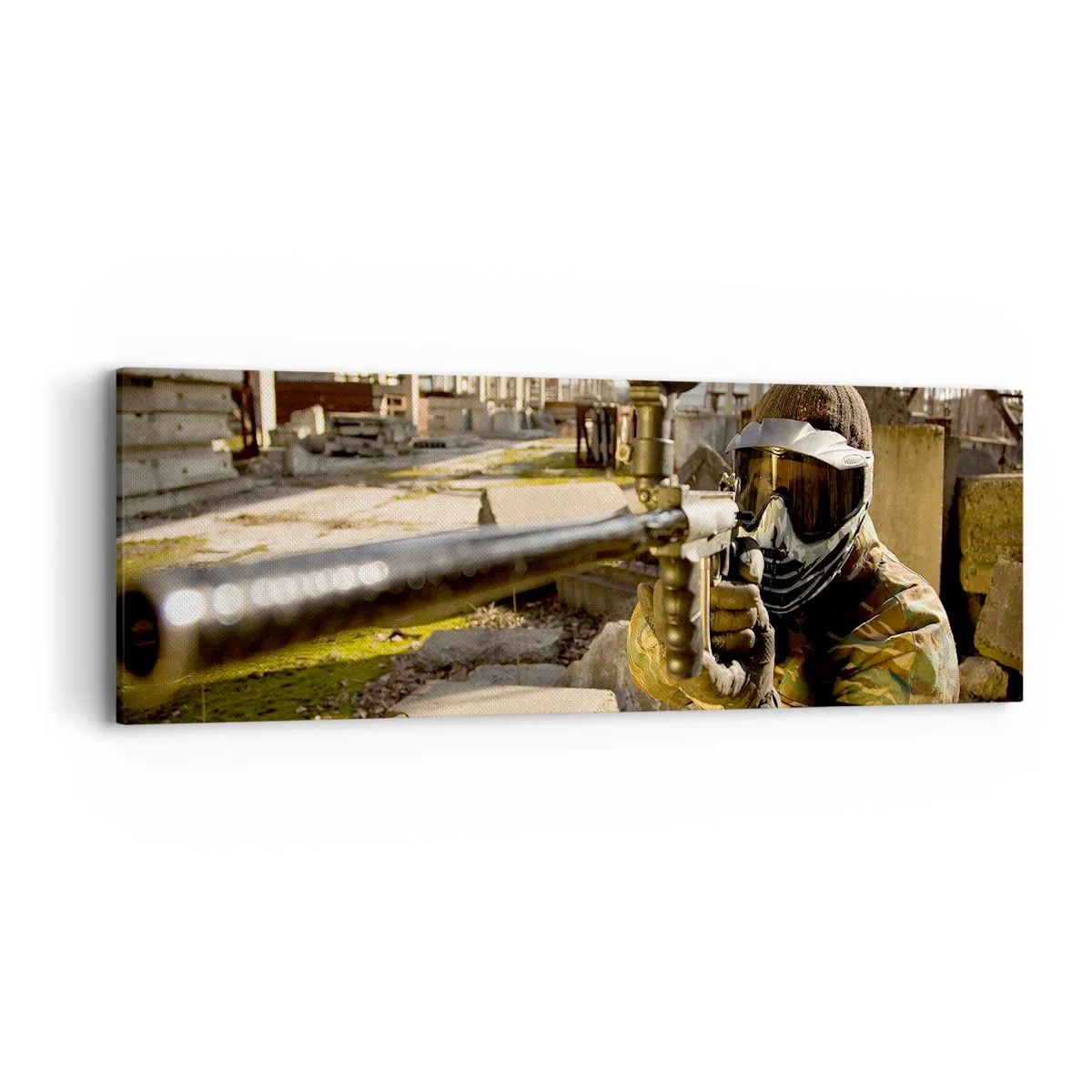 Obraz na plátně - I vy můžete být hrdinou - 90x30 cm