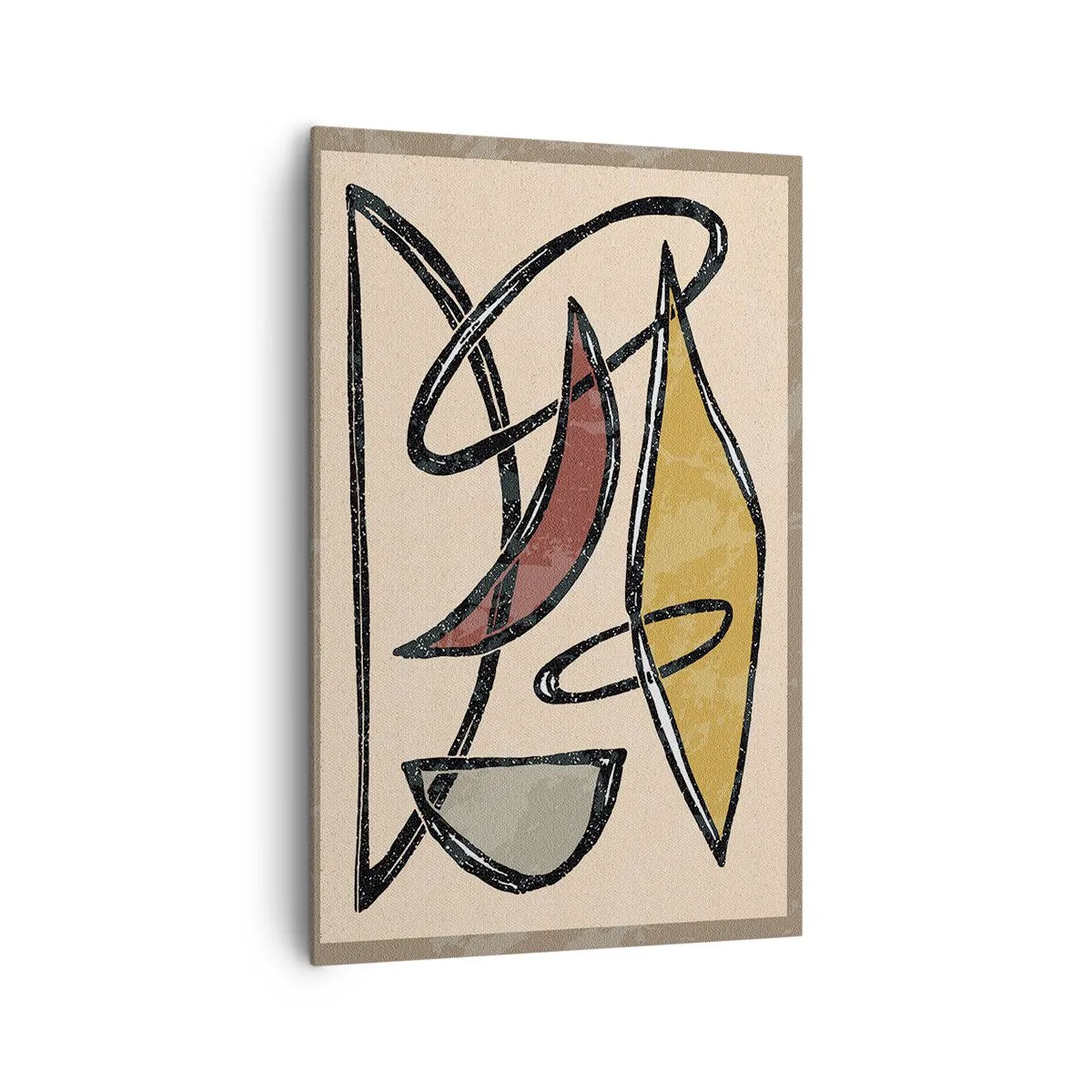 Obraz na plátně - Kompozice – oblouky a ovály - 80x120 cm