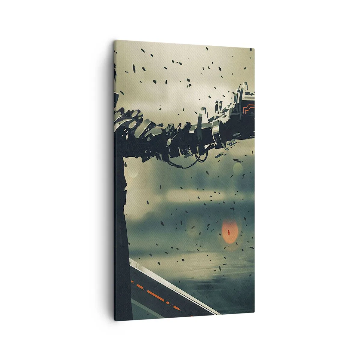 Obraz na plátně - Vražedná zbraň - tvůj vlastní terminátor - 45x80 cm