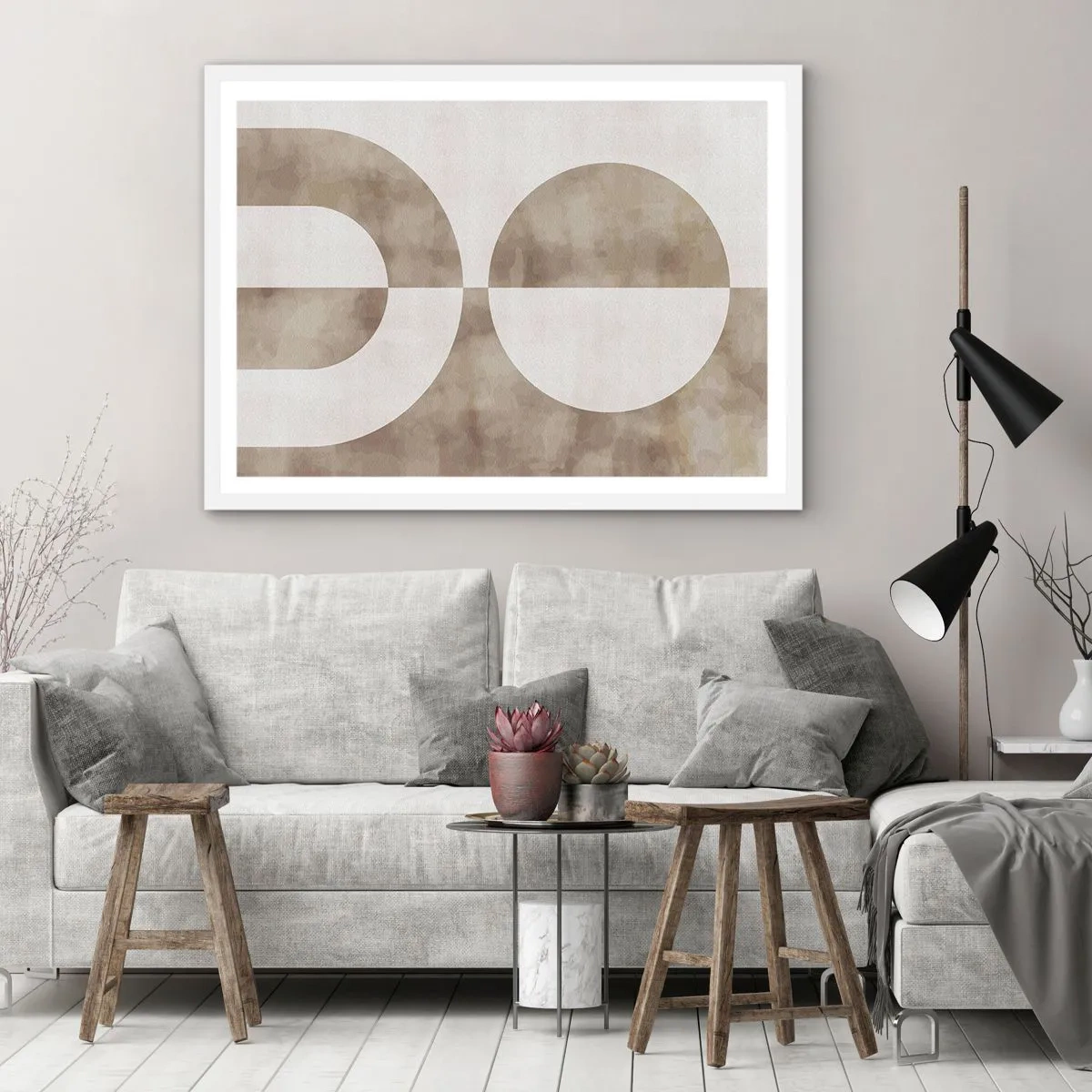 Plakát v bílém rámu - Podobnosti a rozdíly - 40x30 cm