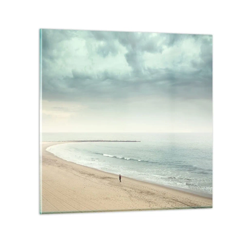 Obraz na skle - Hledám klid - 30x30 cm