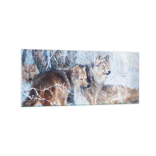 Obraz na skle - Pozor! Přichází… - 120x50 cm