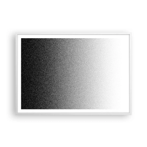 Plakát v bílém rámu - Směrem ke světlu - 100x70 cm