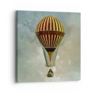 Obraz na plátně - Průkopnické lety - 30x30 cm