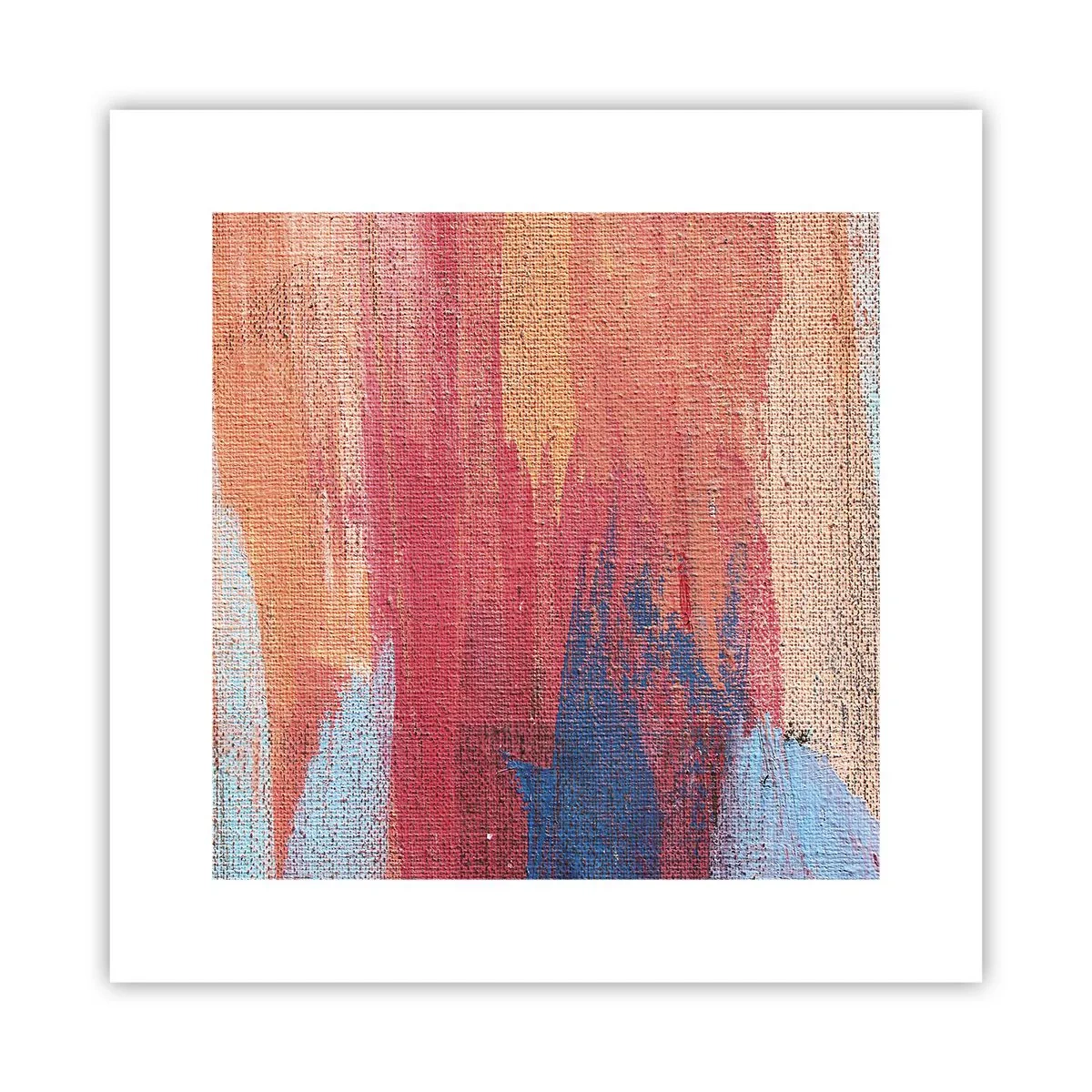 Plakát - Stékat duhou - 30x30 cm
