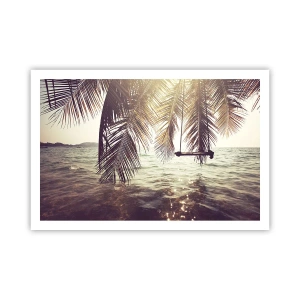 Plakát - Houpat se libovolně v oblacích - 91x61 cm