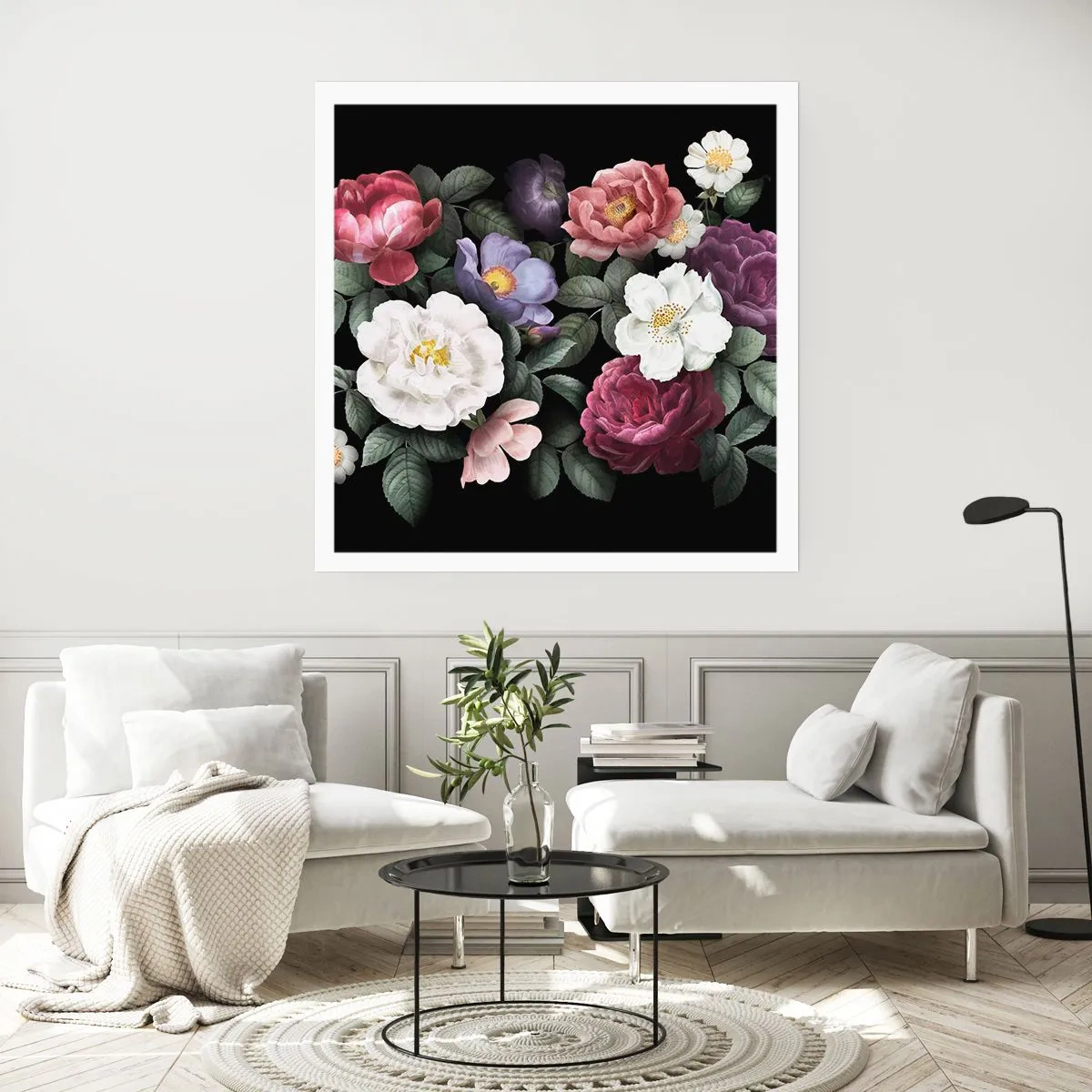 Plakát - Z anglické zahrady - 60x60 cm