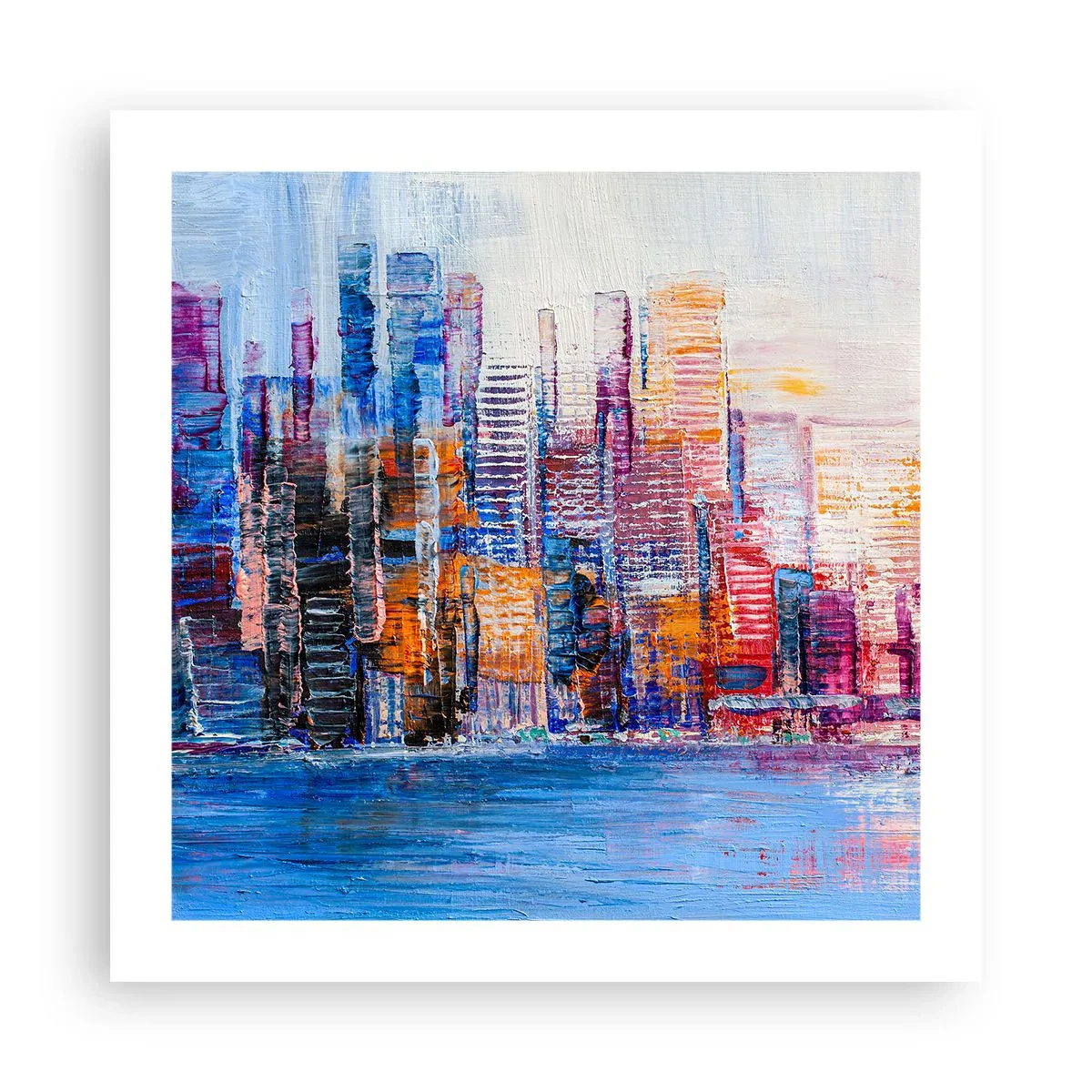 Plakát - Radostná metropole - 50x50 cm