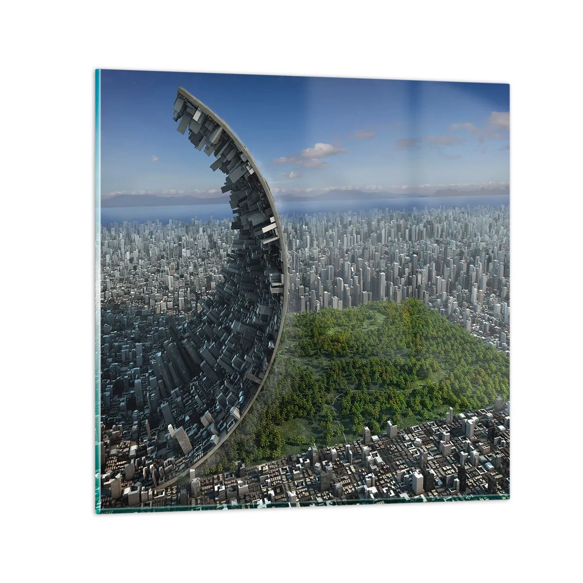 Obraz na skle - Příroda je věčná - 30x30 cm