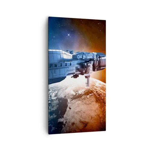 Obraz na plátně - Pozorný pozorovatel - 55x100 cm