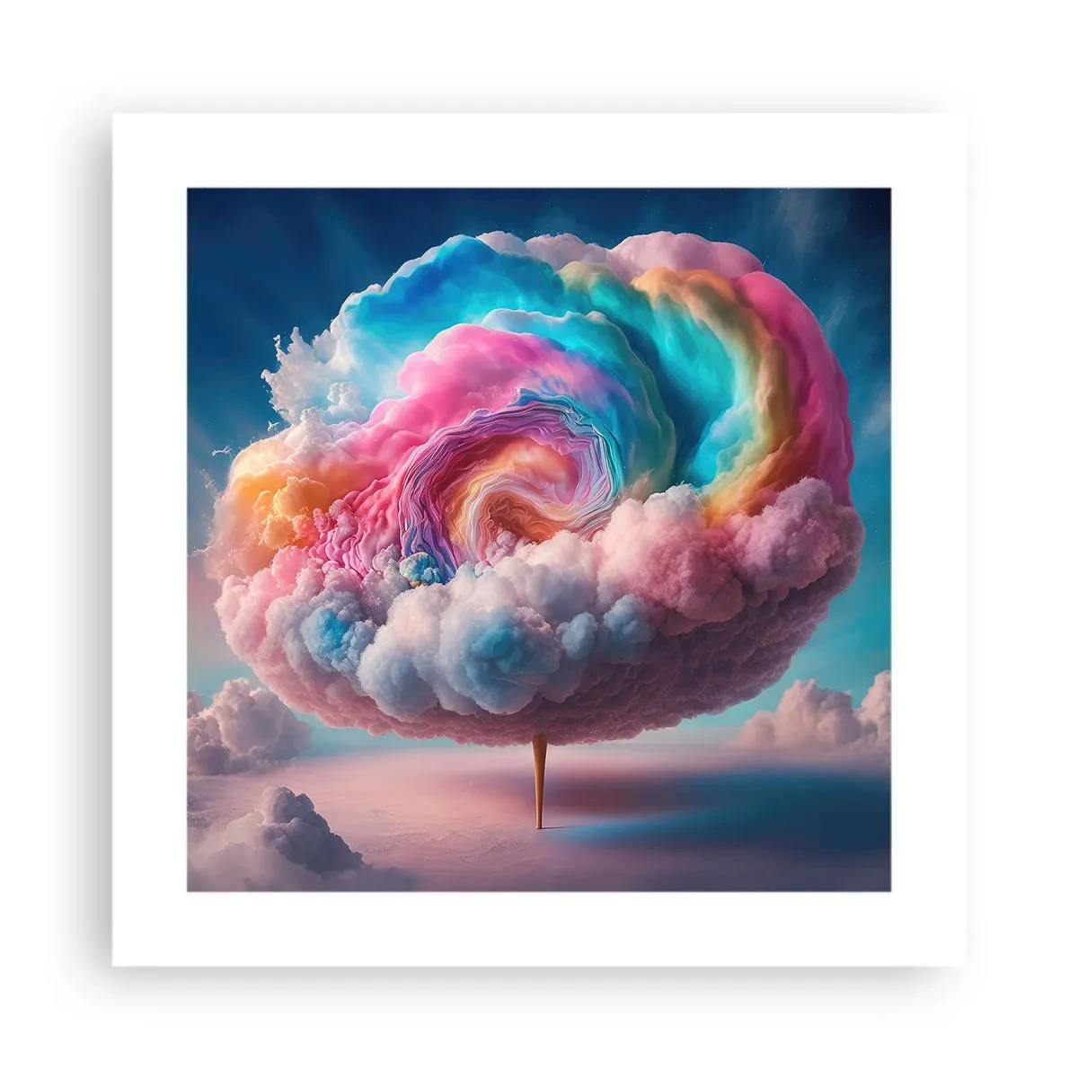 Plakát - Sen o zábavním parku - 40x40 cm