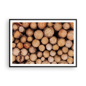 Plakát v černém rámu - Nový začátek - 100x70 cm