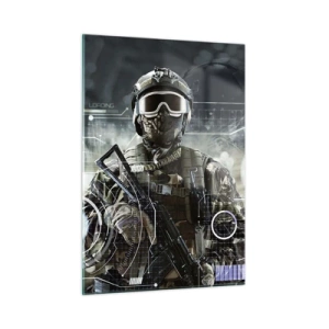 Obraz na skle - Ještě větší síla - 50x70 cm