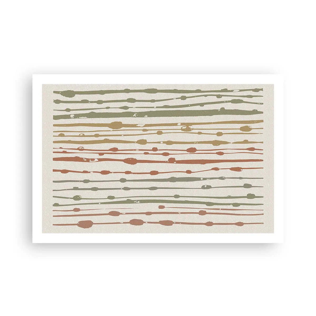 Plakát - Hudební záznam barev - 91x61 cm