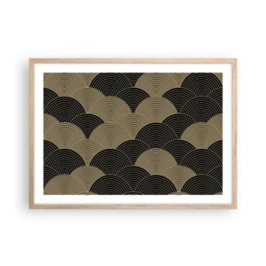 Plakát v rámu světlý dub - Jednota v mnohosti - 70x50 cm