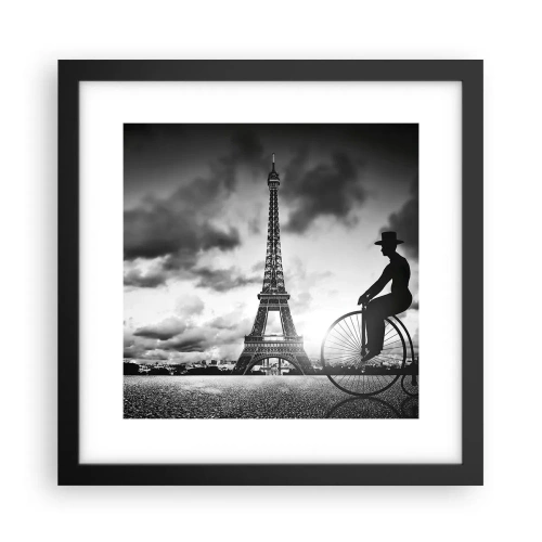 Plakát v černém rámu - Touha po Belle Epoque - 30x30 cm