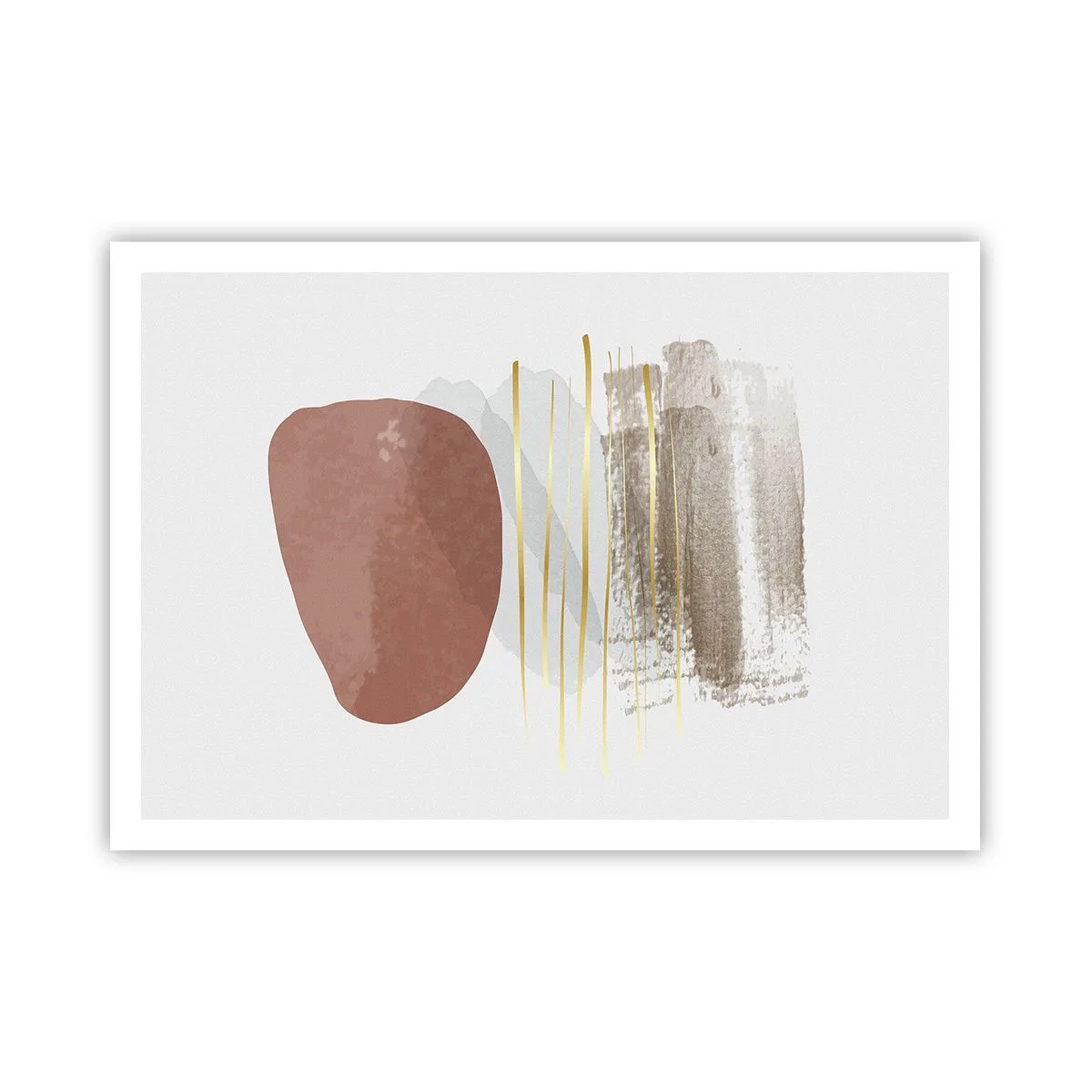 Plakát - Abstraktní kolonáda - 100x70 cm