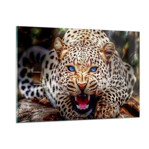 Obraz na skle - Vztek kráse neškodí - 120x80 cm
