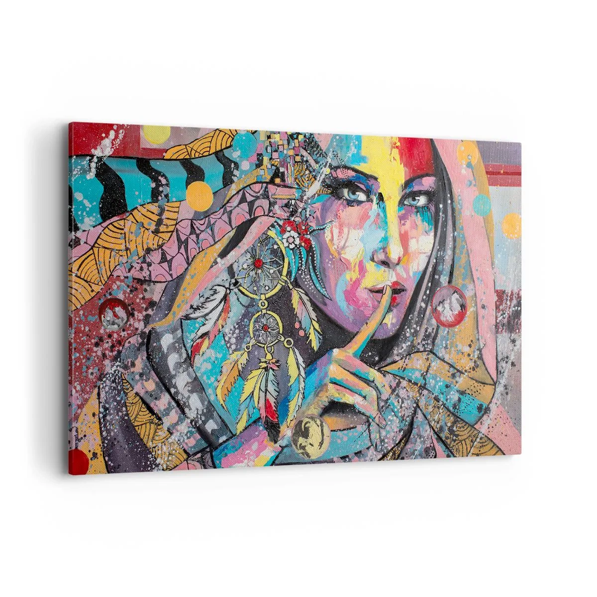 Obraz na plátně - Mlč, než pochopíš - 120x80 cm