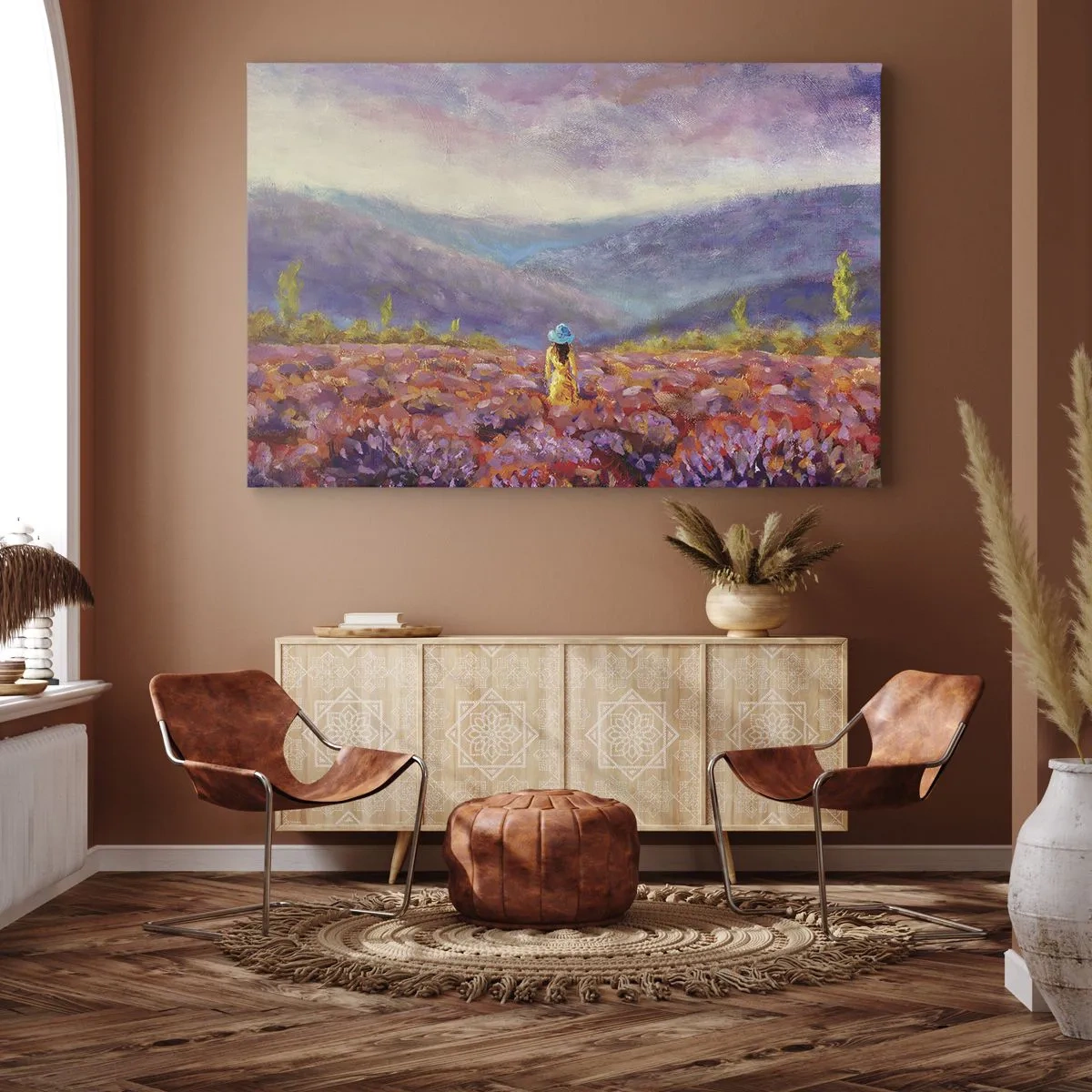 Obraz na plátně - V levandulovém světě - 100x70 cm