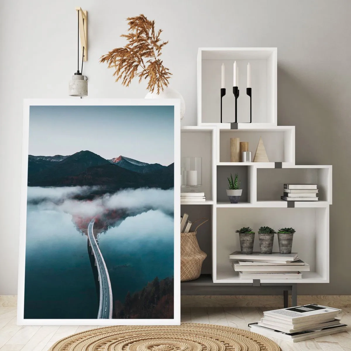 Plakát - U vody hladké jako zrcadlo - 61x91 cm