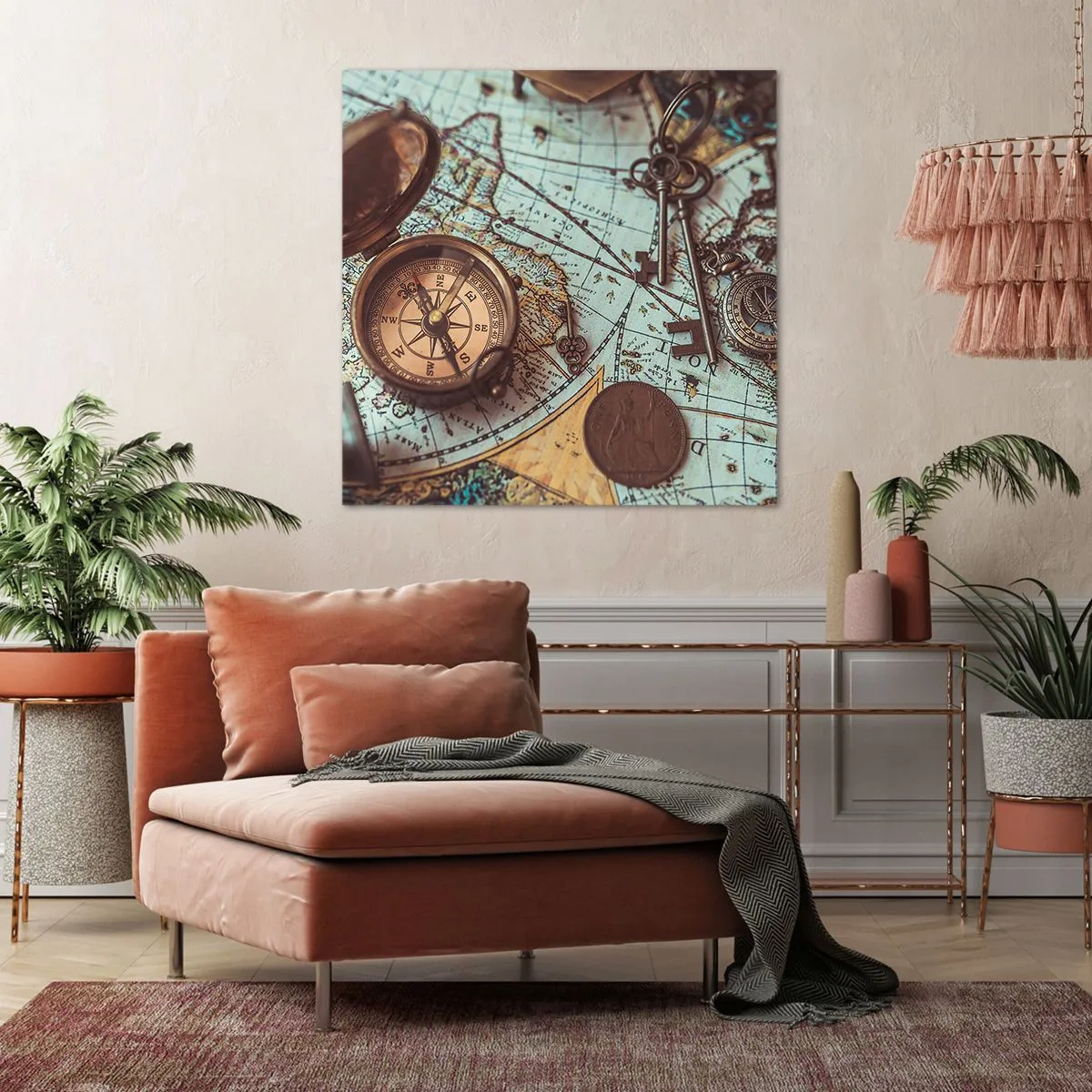 Obraz na plátně - Pro dobrodruha - 60x60 cm