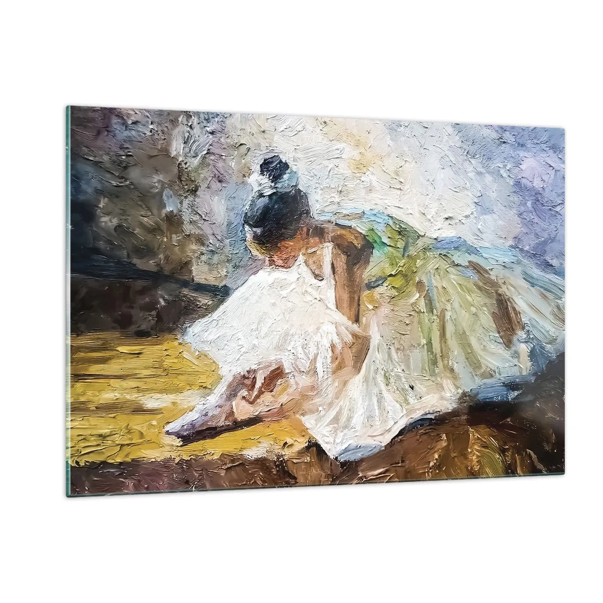 Obraz na skle - Z Degasova obrazu - 120x80 cm