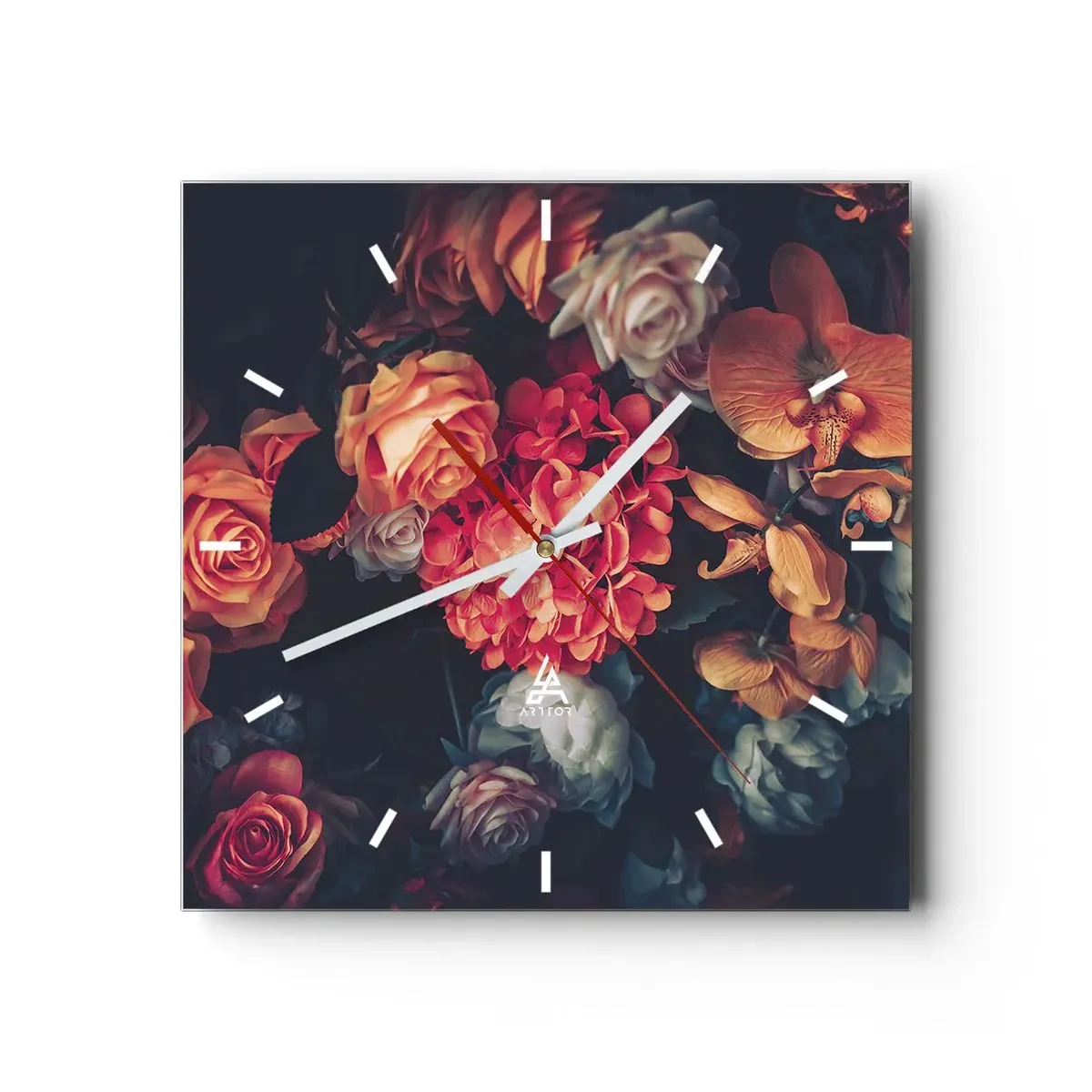 Nástěnné hodiny - Jako u holandských mistrů - 30x30 cm