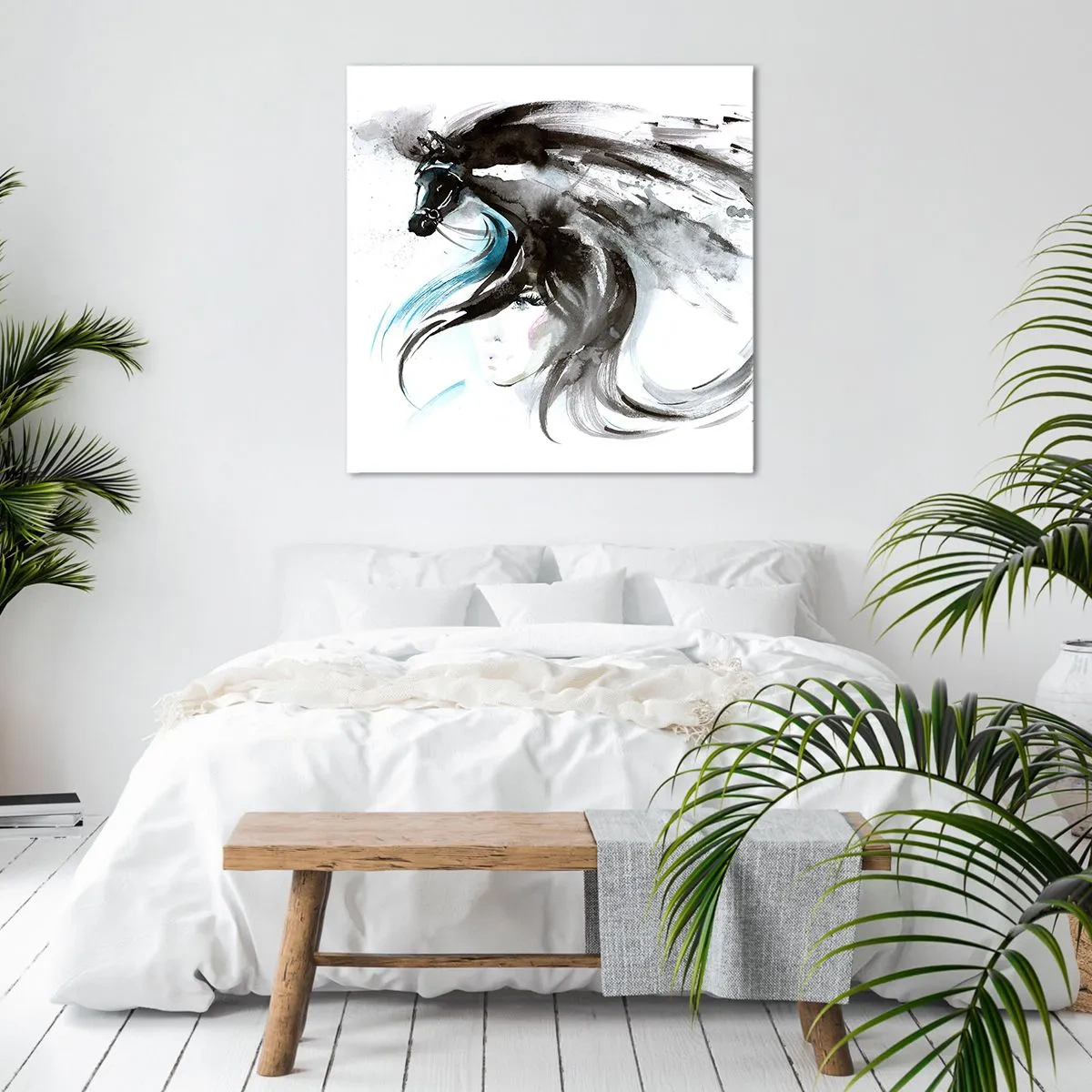 Obraz na plátně - Cval Černého knížete - 60x60 cm