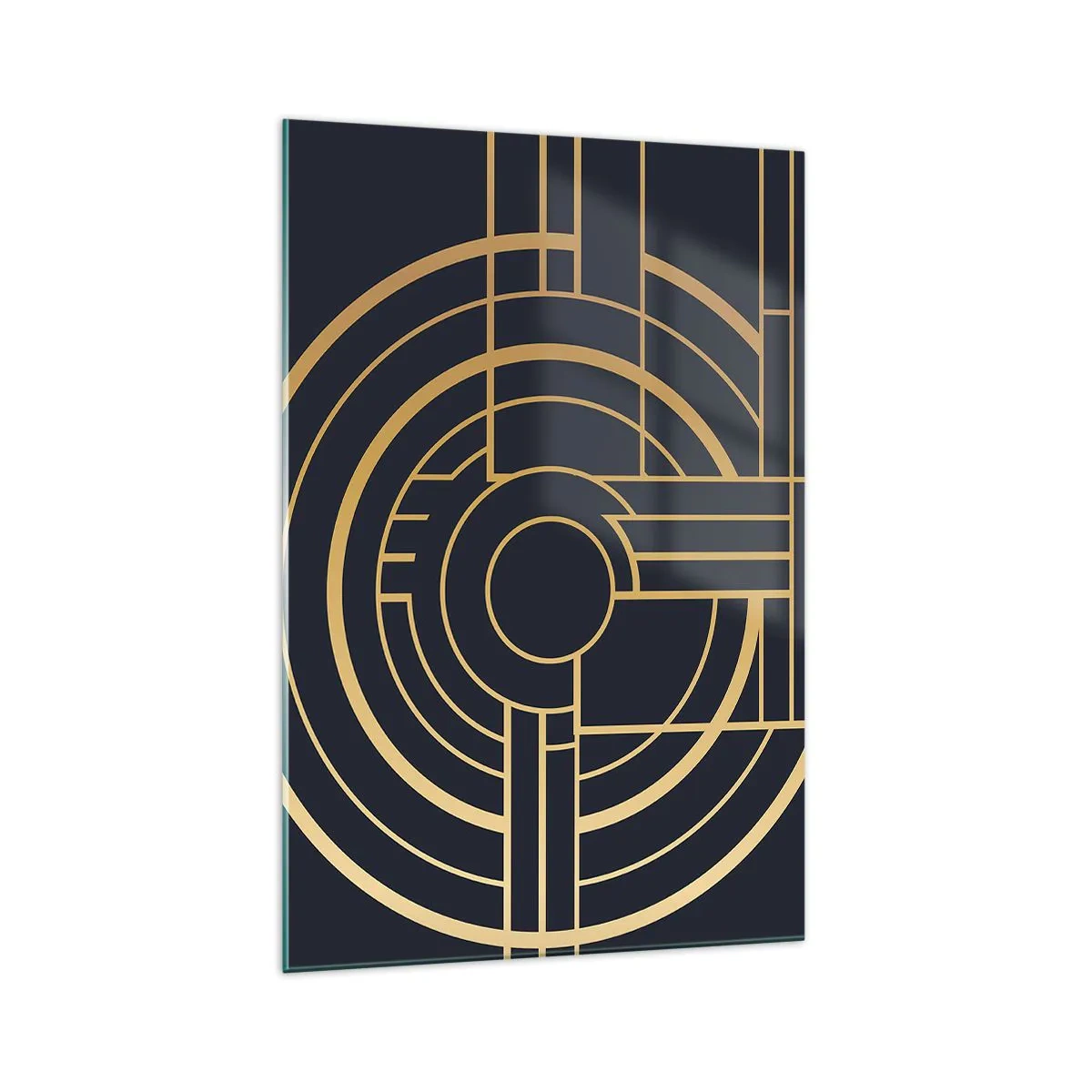 Obraz na skle - Obraty události - 70x100 cm