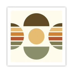 Plakát - V barvách země - 60x60 cm